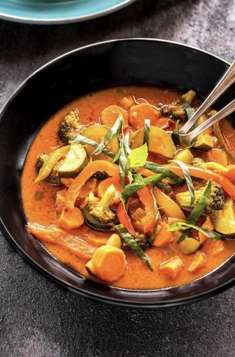 Vegetarian Vegan Thai Red Curry